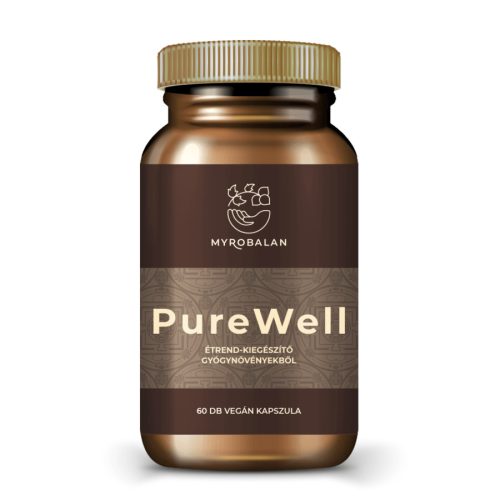 Myrobalan PureWell béltisztító kapszula gyógynövényekből 60 db