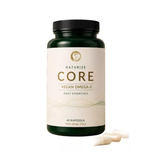 Naturize Core Vegan Omega-3 lenmagolaj kapszula 60 db