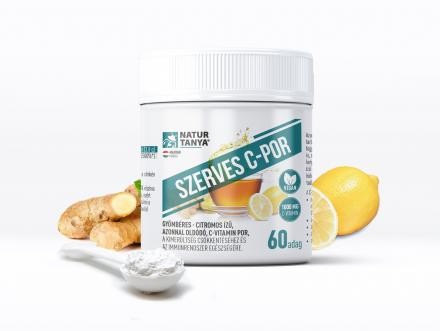 Natur Tanya Szerves C-vitamin por citromos-gyömbéres ízű 114 g