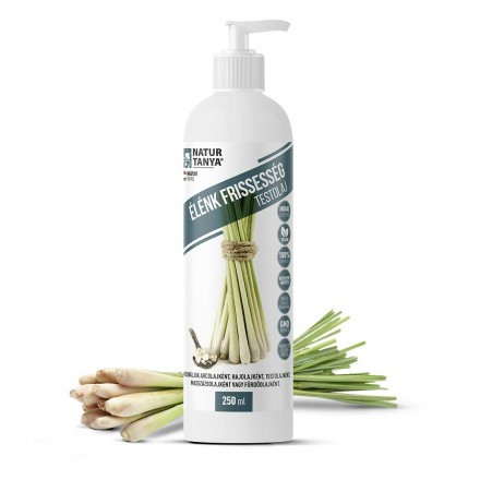 Natur Tanya élénk frissesség testolaj indiai citromfű illóolajjal 250 ml
