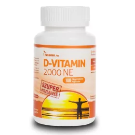   Netamin D-vitamin 2000 NE kapszula 100 db (lejárat 2025.12.08.)