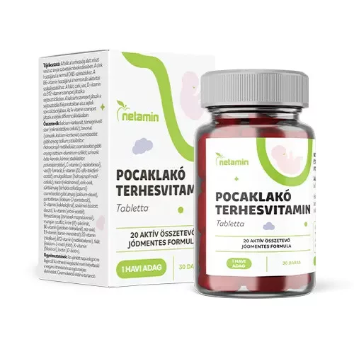 Netamin Pocaklakó terhesvitamin tabletta 30 db