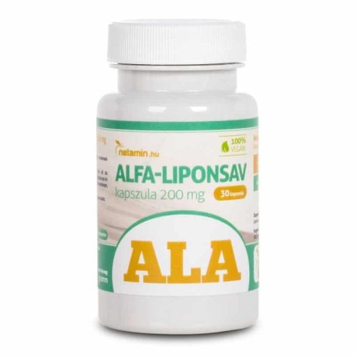 Netamin Alfa-liponsav (ALA) kapszula 200 mg - 30 db