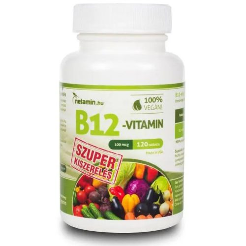 Netamin B12-vitamin 100 mcg tabletta 120 db