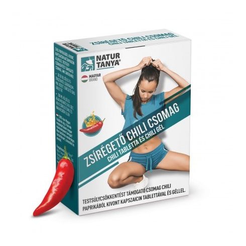 Természetes zsírégető Chili tabletta szabadalommal - Natur Tanya®