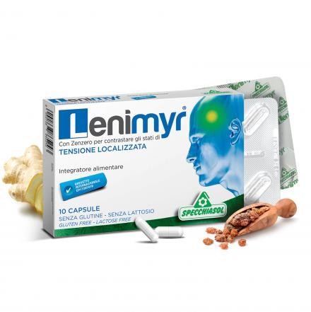 Specchiasol Lenimyr – mirhagyanta, gyömbérgyökér és vízmentes koffein kapszula 10 db