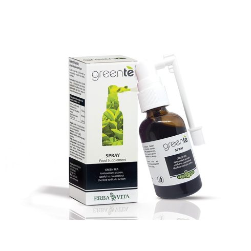 Greente zöld tea antioxidáns spray koncentrátum Erbavita 50 ml