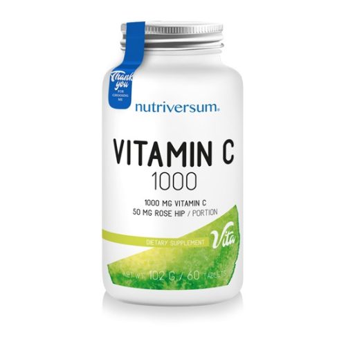 Nutriversum C1000 C-vitamin tabletta 60 db 