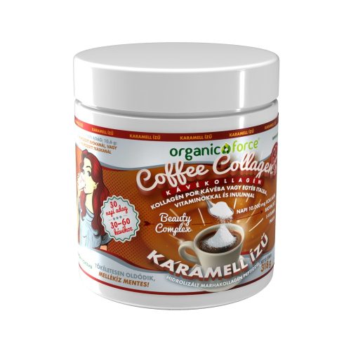 organic force Coffee Collagen Kávékollagén 318 g - Karamell