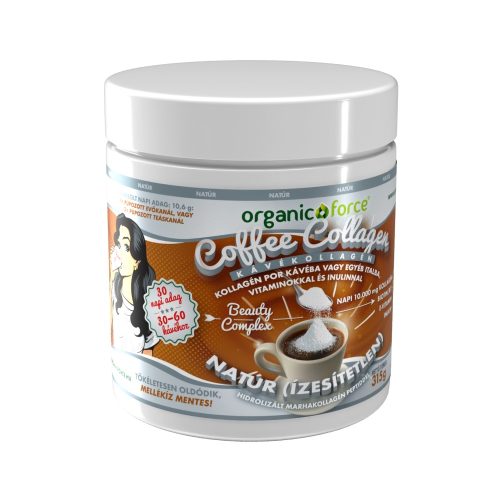 organic force Coffe Collagen Kávékollagén 318 g - Natúr