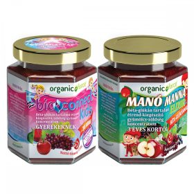   organic force Bioconnect Kids Szuperlekvár 210 g + Manó Manna Elixír 210 g