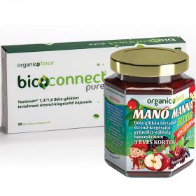   organic force Bioconnect Pure béta-glükán kapszula 30 db + Manó Manna Elixír 210 g