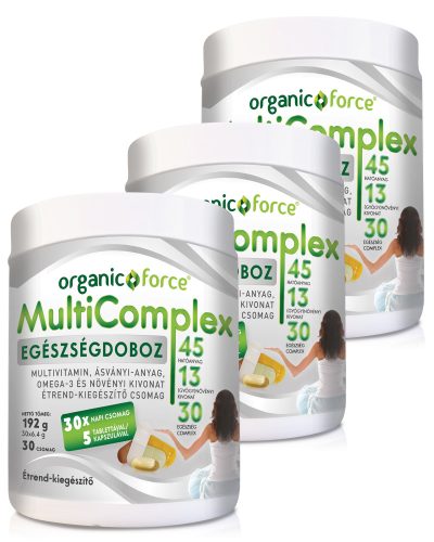 organic force Multicomplex Egészségdoboz 3 x 30 adag 