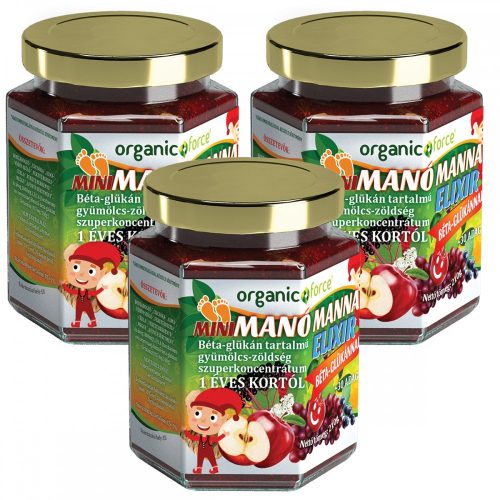 organic force Mini Manó Manna Elixír csomag 3 x 210 g