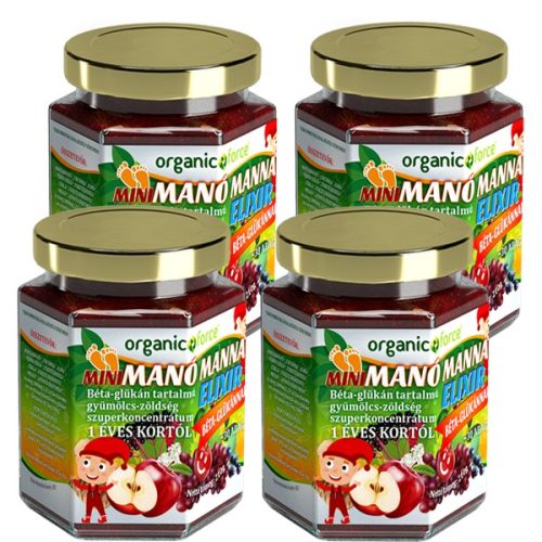 organic force Mini Manó Manna Elixír csomag 4 x 210 g