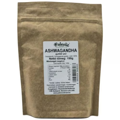 Paleolit Organikus Ashwagandha gyökér por 150 g