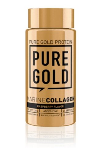 Pure Gold Collagen Hal kollagén italpor - Málnás 120 g