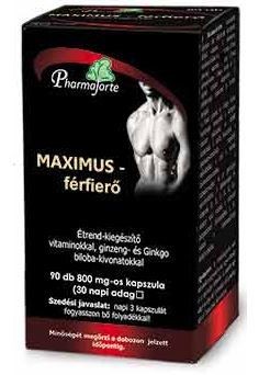 Pharmaforte Maximus Férfierő kapszula 90 db