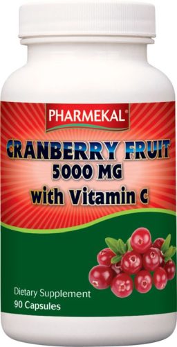 Pharmekal Vörös Áfonya (Tőzegáfonya) 5000 mg + C-vitamin 90 db