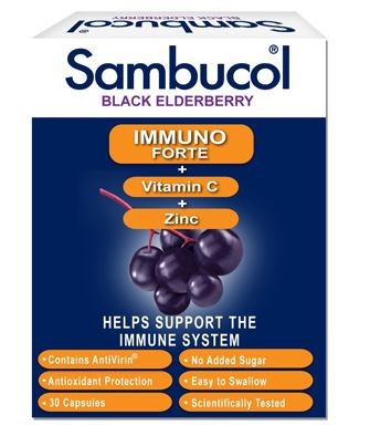 Sambucol Immuno Forte fekete bodza kapszula 30 db
