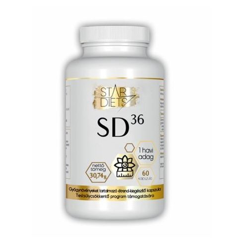StarDiets SD36 fogyókúrás étrend-kiegészítő kapszula 60db