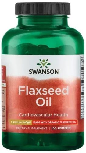 Swanson Flaxseed Oil Lenmagolaj 100 db