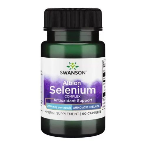 Swanson Selenium Szelén 200 mcg 90 db