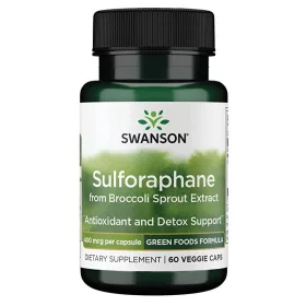 Swanson Sulforaphane brokkoli kivonat 400 mcg 60 db