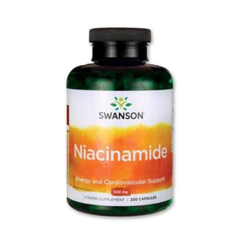 Swanson Niacinamid B3-vitamin 500 mg 250 db