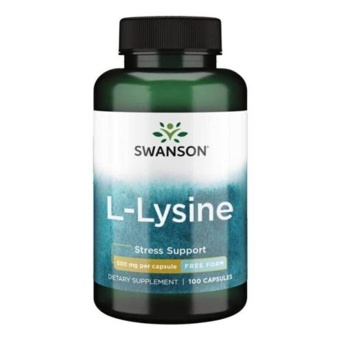 Swanson L-Lysine Lizin 500 mg 100 db