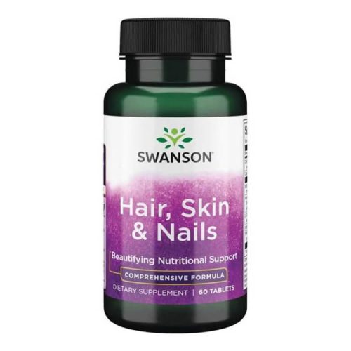Swanson Hair, Skin & Nails Haj, Bőr, Köröm Komplex 60 db