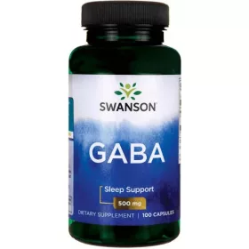 Swanson GABA aminosav 500 mg 100 db