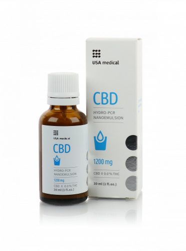 Usa Medical CBD olaj tartalmú emulzió 30 ml 1200mg