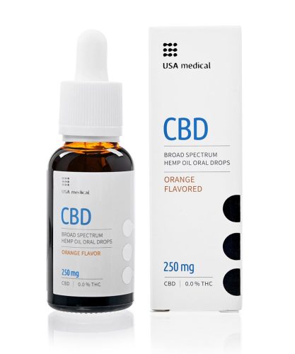 USA Medical CBD olaj 250 mg 30 ml