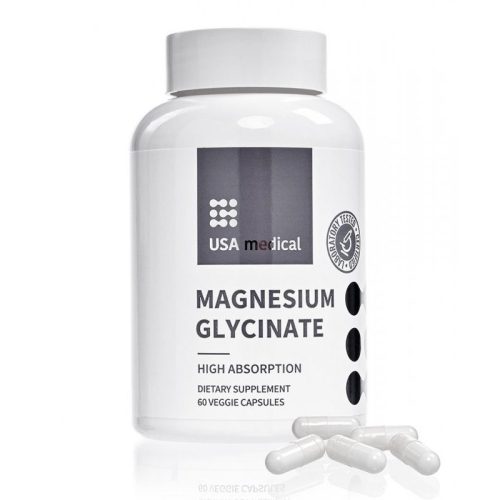 USA Medical Magnesium Glycinate Magnézium-glicinát kapszula 60 db