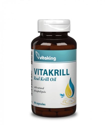 Vitaking Vitakrill Krill olaj gélkapszula 90 db
