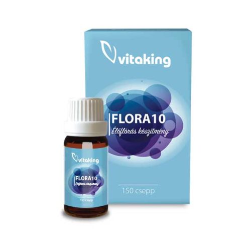 Vitaking Probiotikum Komplex, Flora10,  150 Csepp - 6 ml