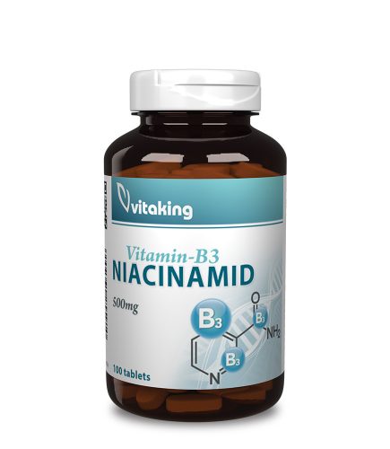 Vitaking Niacinamid B3-vitamin 500 mg - 100 db