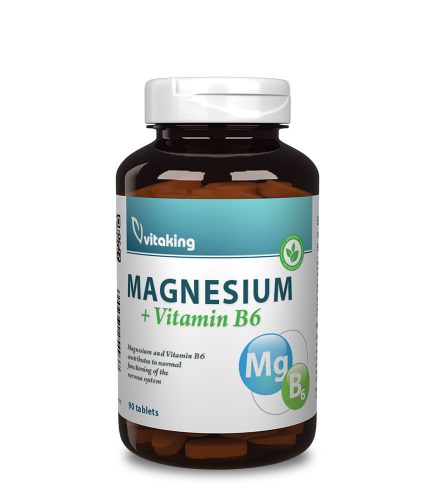 Vitaking Magnézium citrát+B6 vitamin 90 db