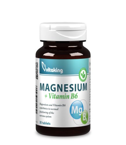 Vitaking Magnézium citrát+B6 vitamin 30 db