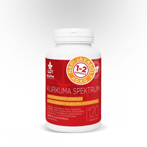 wtn Kurkuma spektrum gyógynövény komplex 120 db